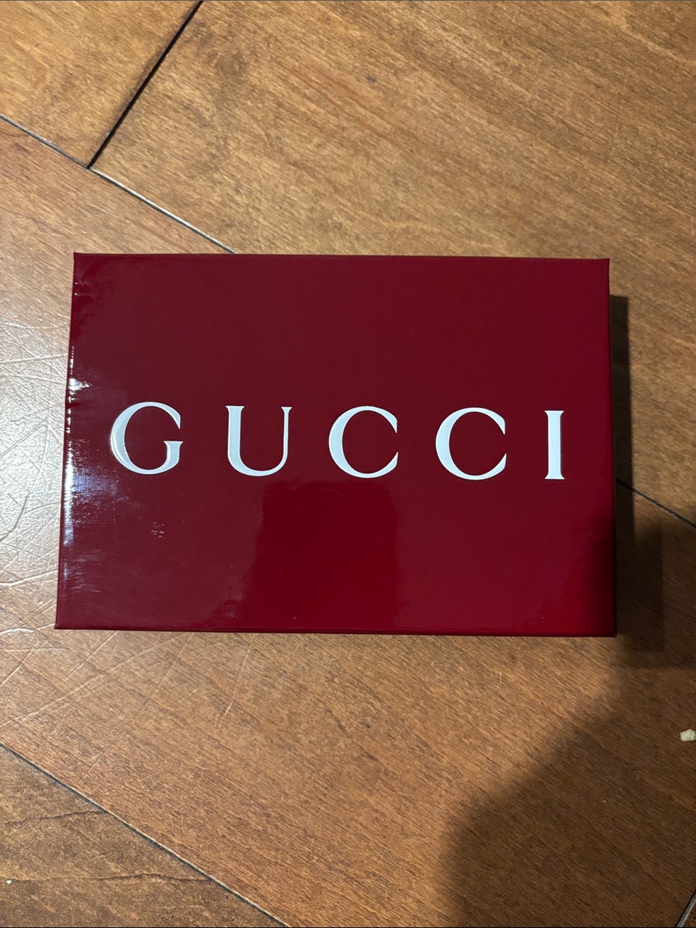 Gucci Deep Red Wallet Gift Box with Wallet Pouch